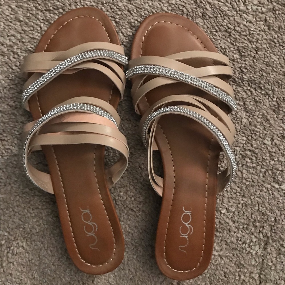 Bejeweled sandals